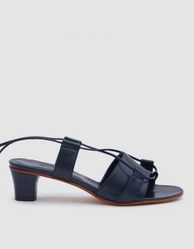 Brubu Wrap Sandal in Navy