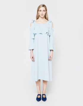 Clark Dress in Sterling Blue