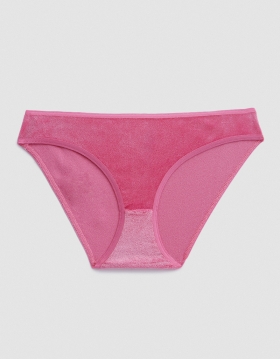 Bell Pants Velour in Baker Pink