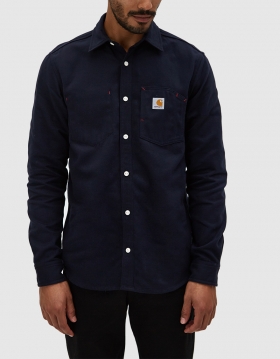 L/S Tony Shirt in Dark Navy