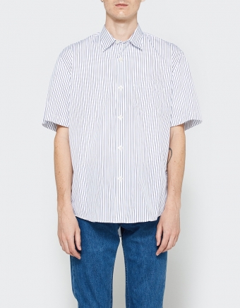 Initial SL Shirt Blue Classic Stripe