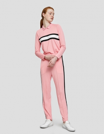 Dubois Polo Top in Sea Pink