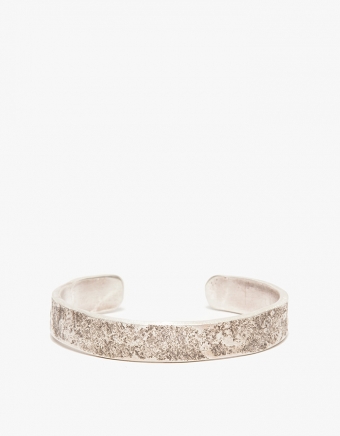Silver Rock Texture Cuff