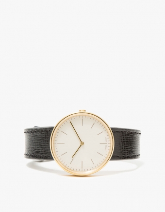 M35 Gold/ Black Leather