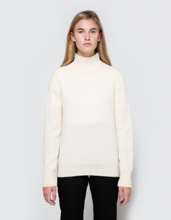 Saddle Sleeve Roll Neck