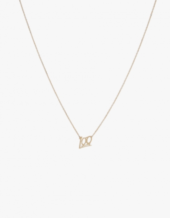 100 Necklace in Gold