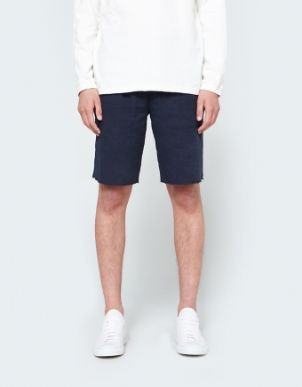 Cotton Basketball Shorts in Navy
