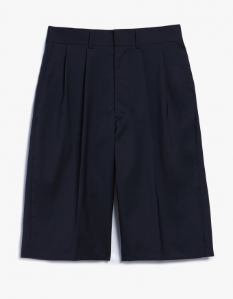 Wool Stripe Short