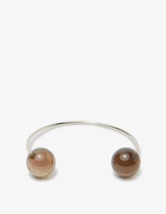 Sling Bangle in Smoky Quartz