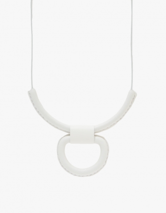 Union Necklace in White