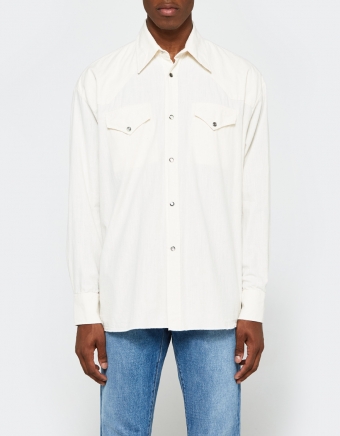 Ranch Shirt White Chambray