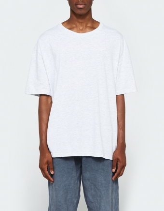 Regular Tee in Melange Grey