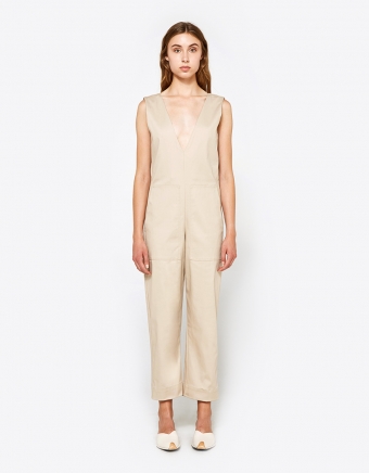 Sunday Fun Day Jumpsuit in Khaki