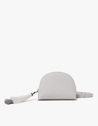 Crossbody Pouch in Light Grey