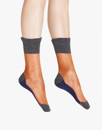 Sock in Dust Apricot