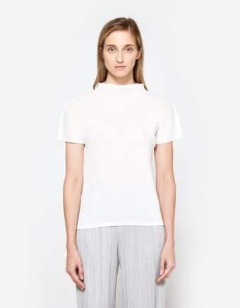 Mist Basics Mock Neck Top