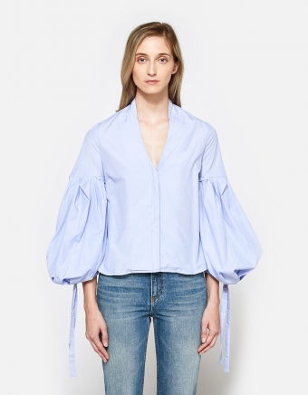 Tie Bishop Sleeve Top