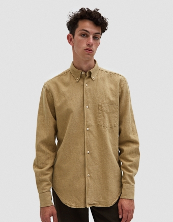 1950's Shirt Khaki H.A. Oxford