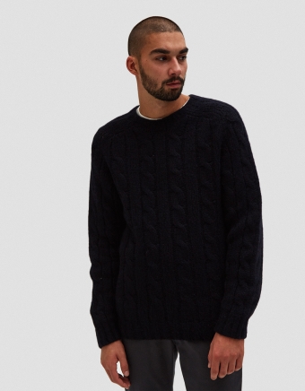 Wrong Speed Sweater in Navy