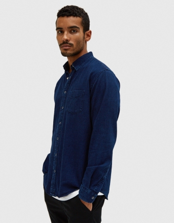 Leisure Denim One Shirt in Dark Blue