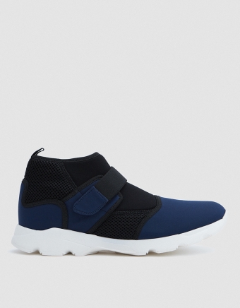 Neoprene Sneaker Shoe in Navy/Black