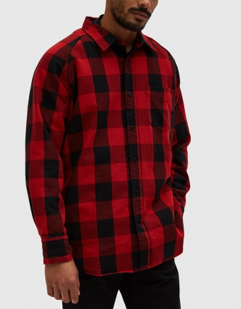 Beams Japan Check Shirt in Red