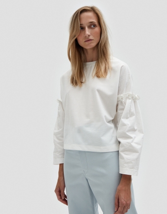 Duchess Top in White