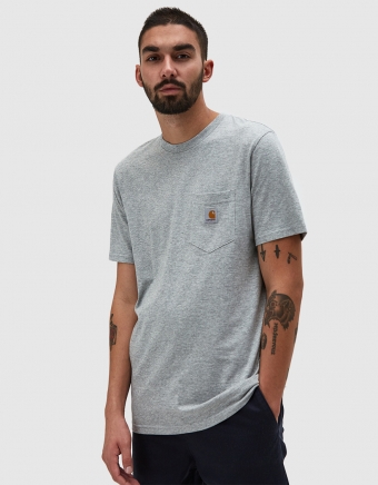 S/S Pocket T-Shirt in Grey