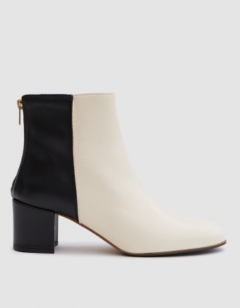 Mei Boot in Pearl/Black