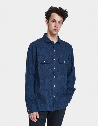 Rancher Indigo Jacquard Shirt
