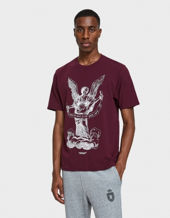 Short Sleeve Tee in Bordeaux