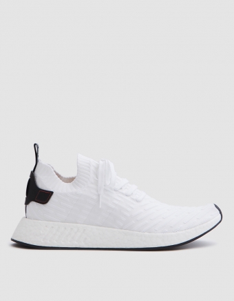 NMD_R2 Primeknit in Running White