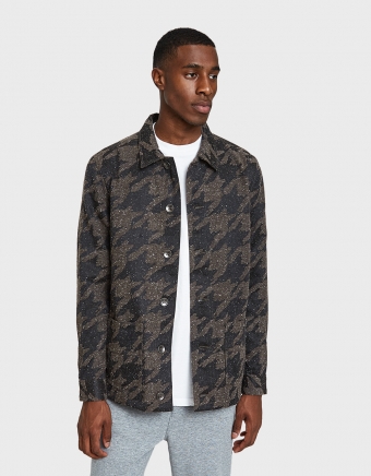 Lynx Jacket in Charcoal/Brown
