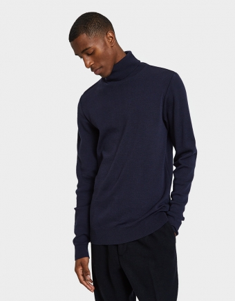 Nimbus Turtleneck in Original Blue