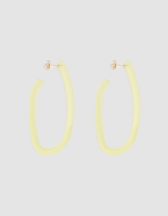 Maya Earrings in Lime