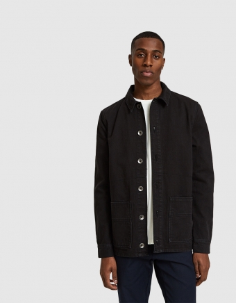 Woodbine Shirt Jacket in Black