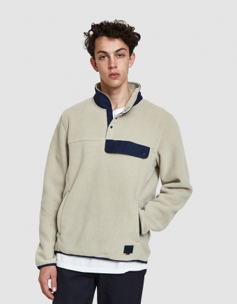 Pullover Fleece in Oatmeal