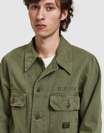 Long Sleeve Mil-Utility Shirt in Olive Drab