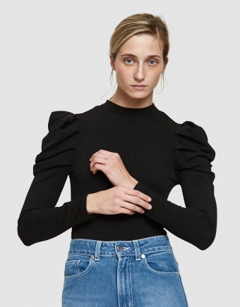 Calais Bodysuit in Black