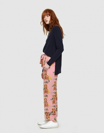 Marceau Georgette Pants in Sea Pink