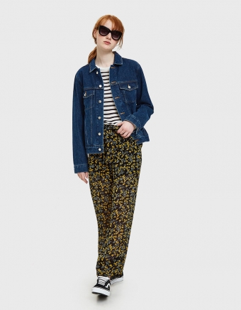 Marceau Georgette Pants in Black