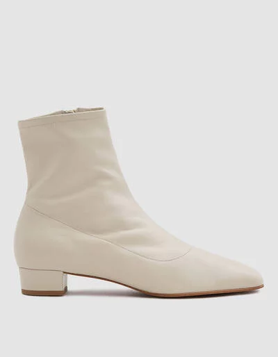 BY FAR Este Leather Ankle Boot