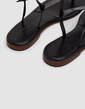 Bibiana Leather Flat in Black