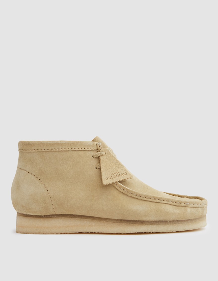 Wallabee Boot in Maple Suede