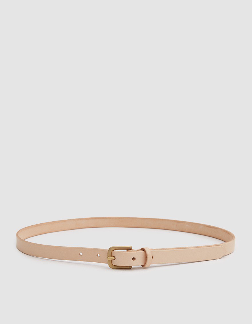 Standard Very Slim Belt in Natural
