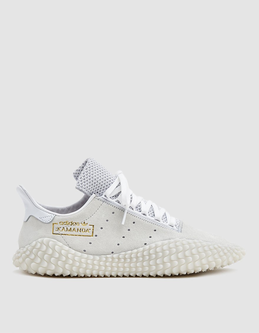Kamanda 01 Nubuck Sneaker in White