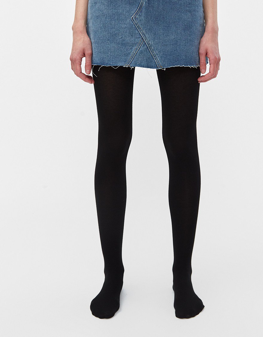 Cashmere Tights in Black