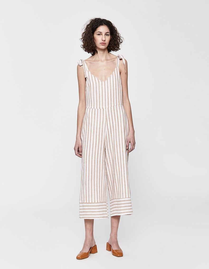 Camille Striped Jumpsuit