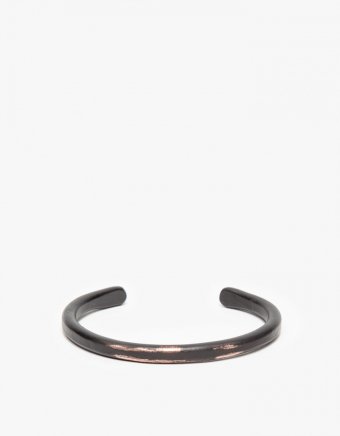 Thin Black Copper Bar Cuff