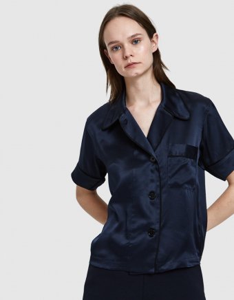 Shelby PJ Top in Sea